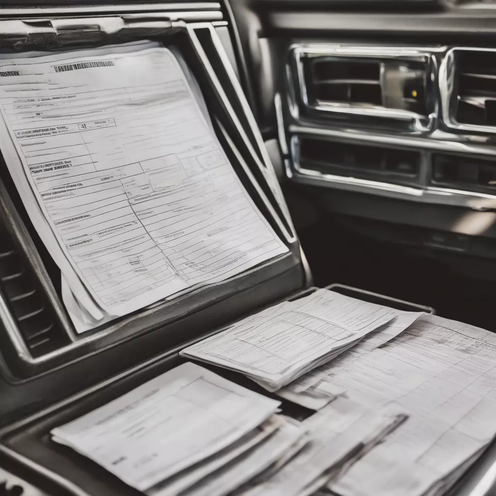 Vehicle inspection documents