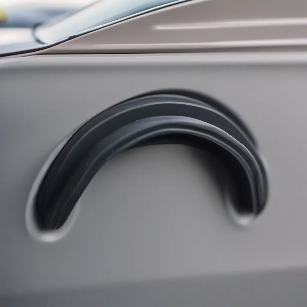 Truck door rubber seal