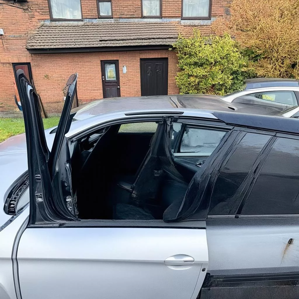 Gọi cứu hộ khi cửa xe bị kẹt