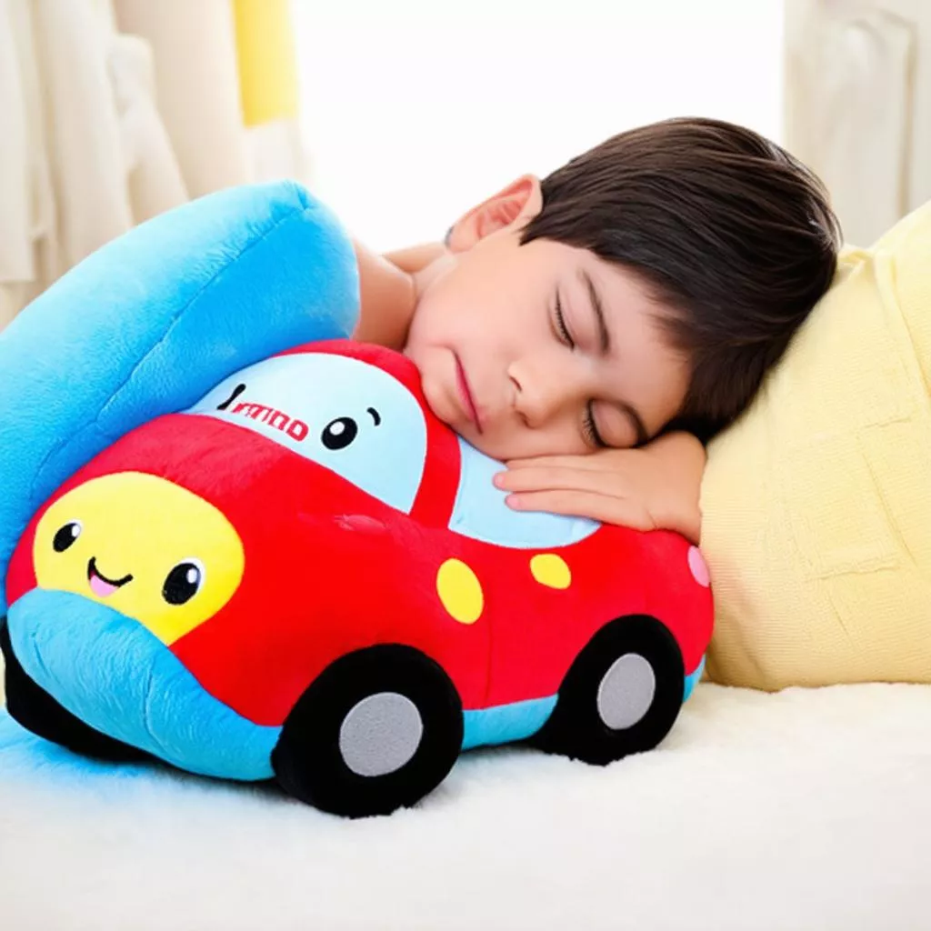 Gối ôm hình ô tô cho bé