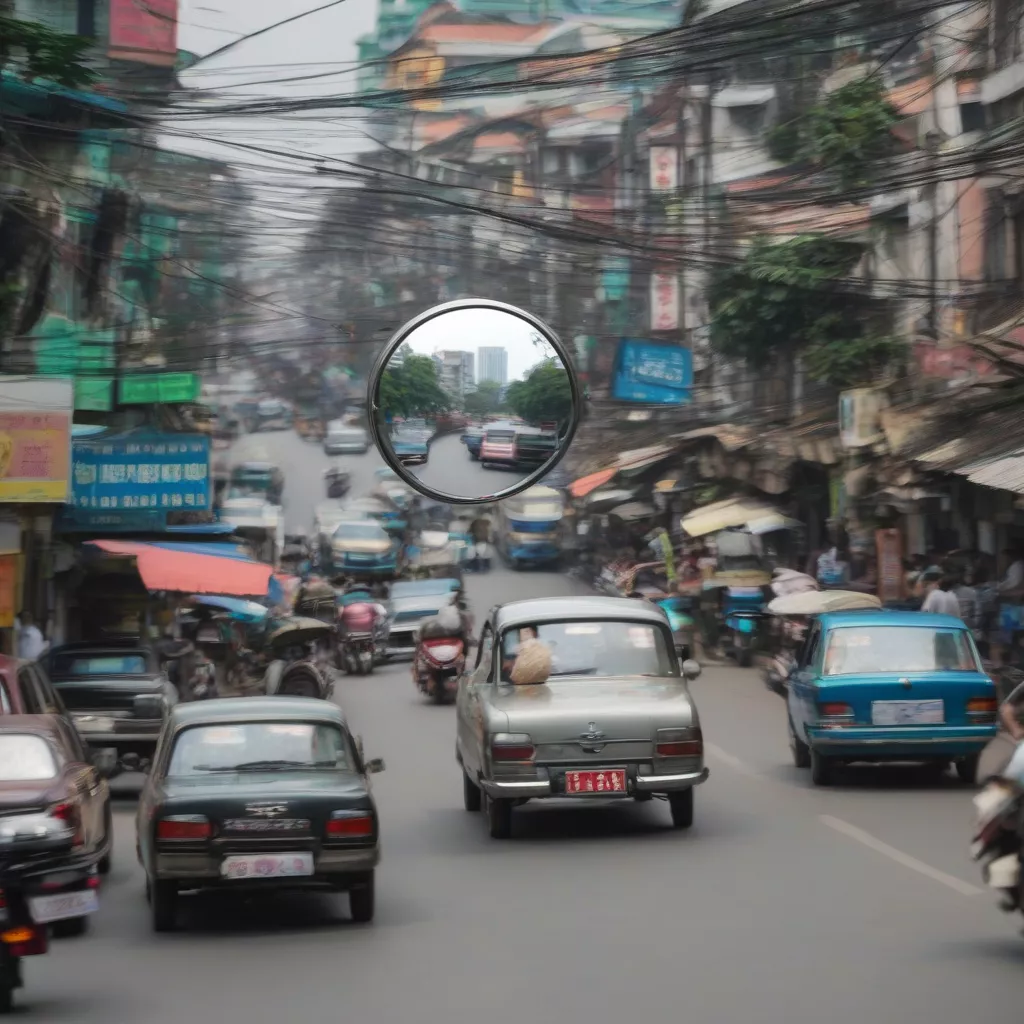 Gương cầu lồi xe ô tô