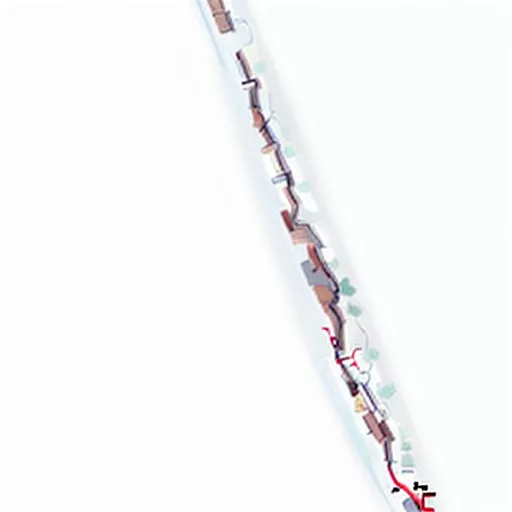 Mapa do percurso do autocarro 208