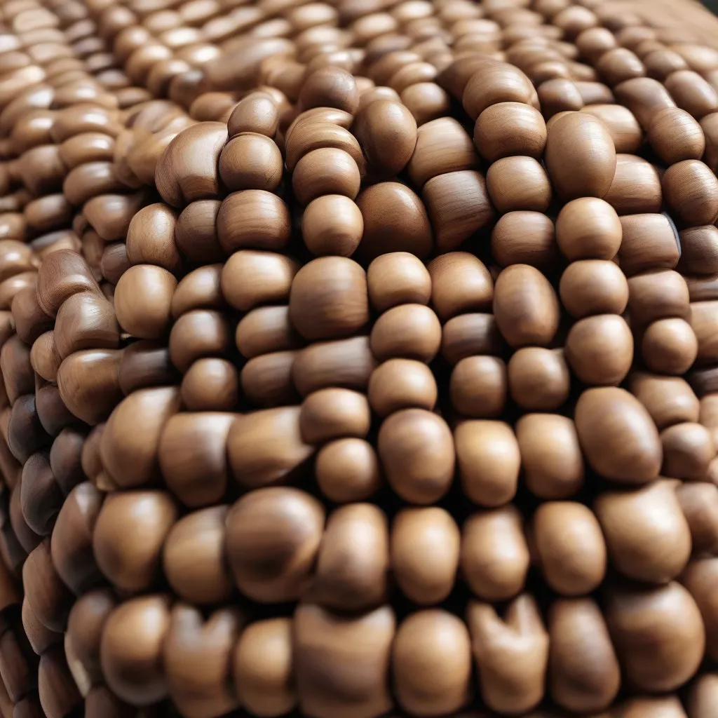 Wooden bead car seat cushion for trucks