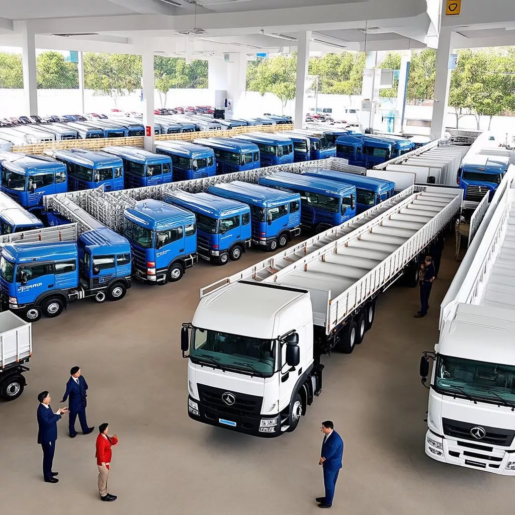 Hệ thống đại lý xe tải Trường Hải