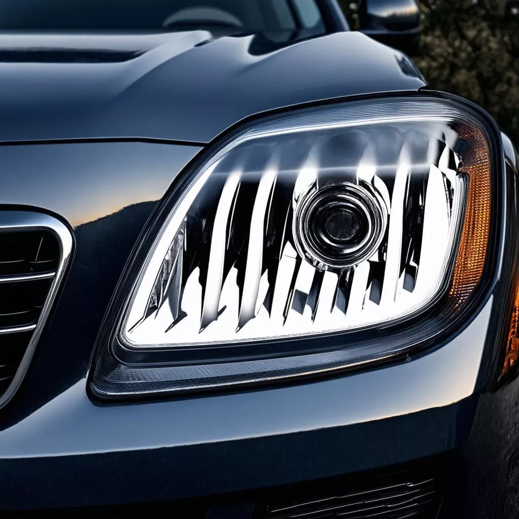 Sistema de arrefecimento de faróis de automóvel