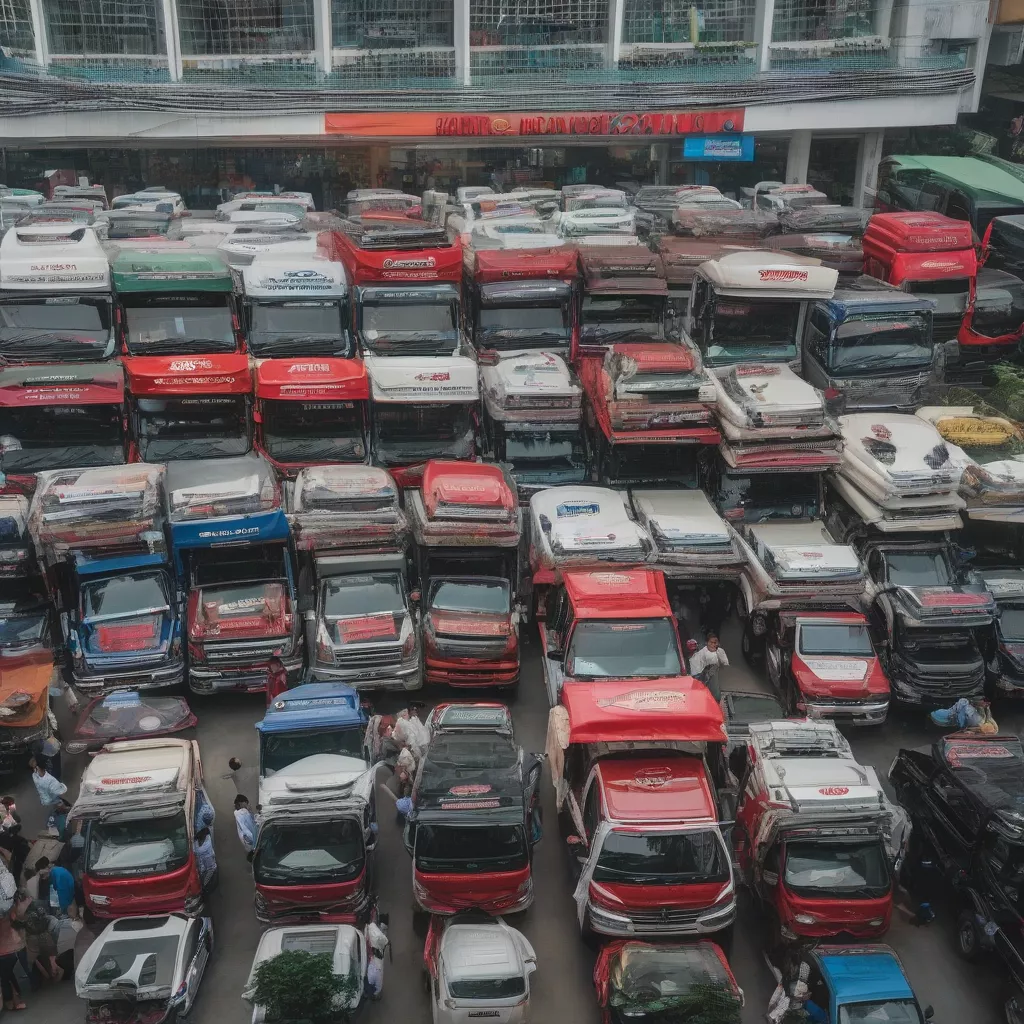 Hiện Trường Bán Xe Tải Tại Hà Nội