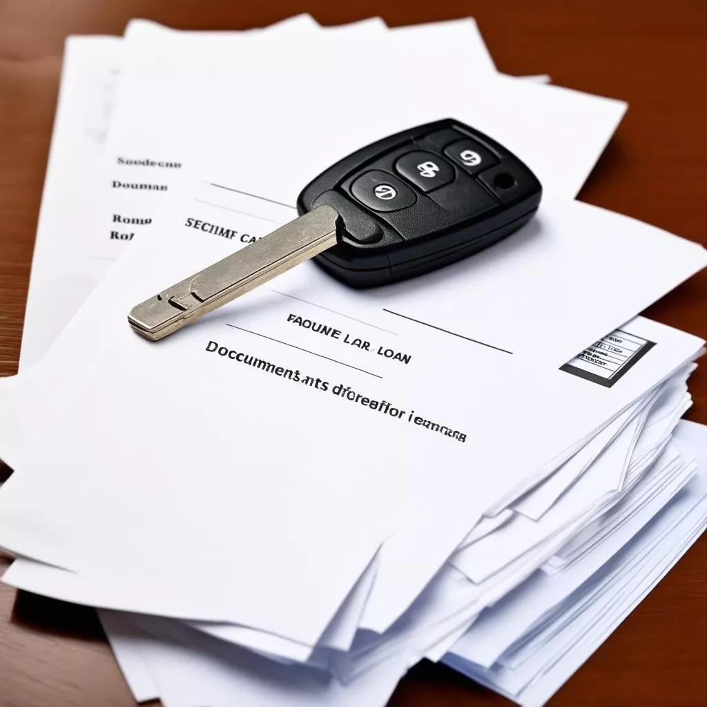 Car title loan documents
