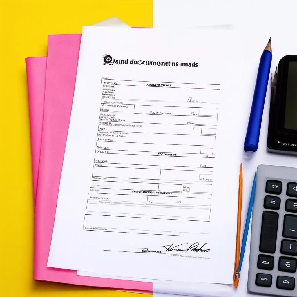 Car disposal documents