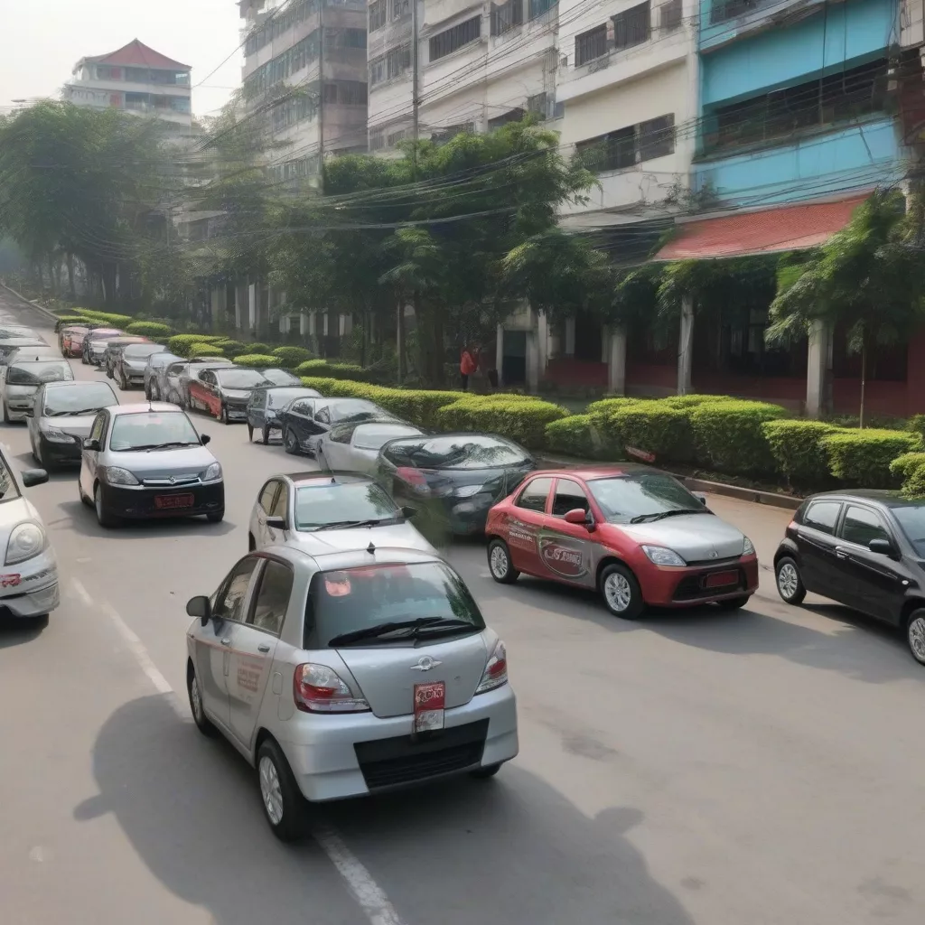 Learning to drive a manual car in Hanoi