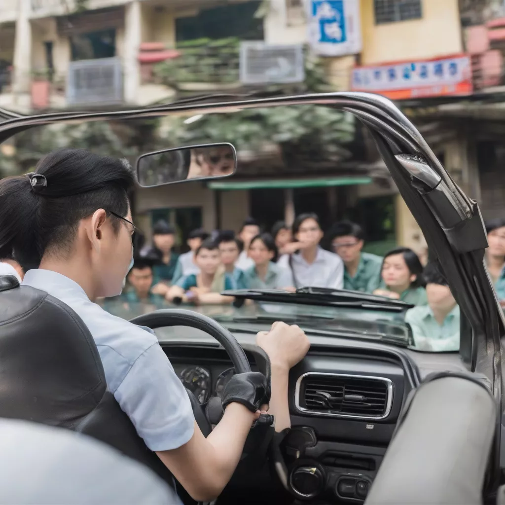 Driving school classroom in Hanoi
