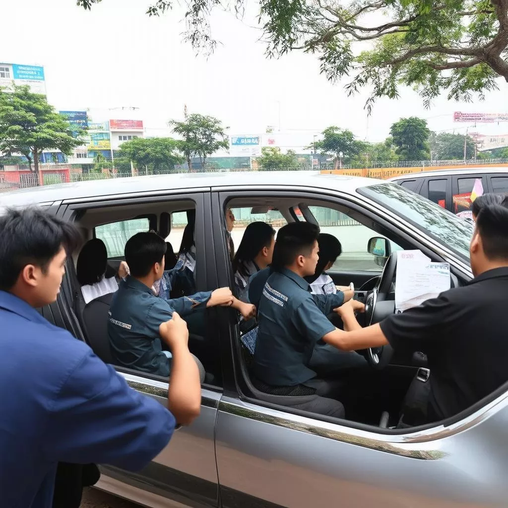 Driving school in Hanoi