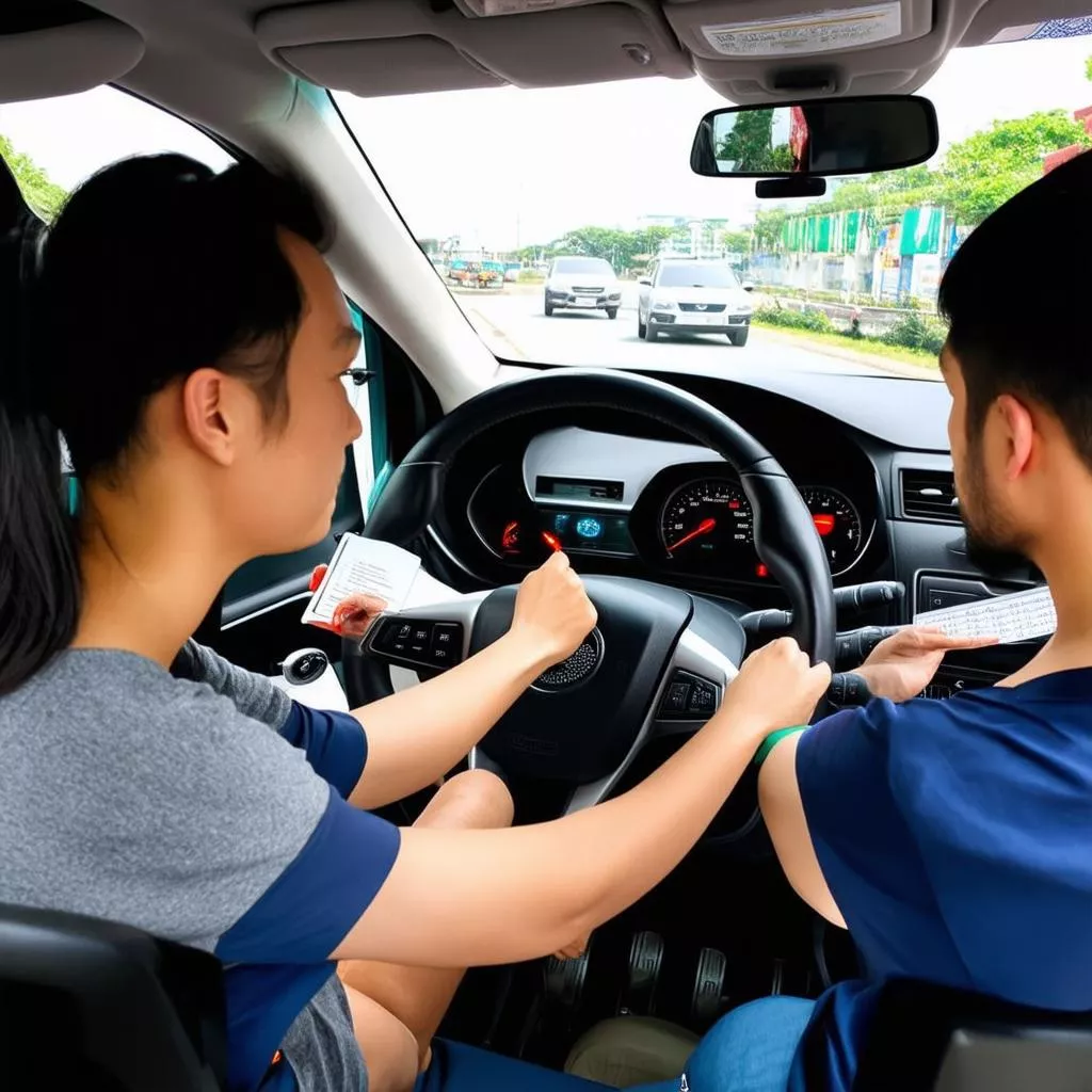 Driving school in Hanoi