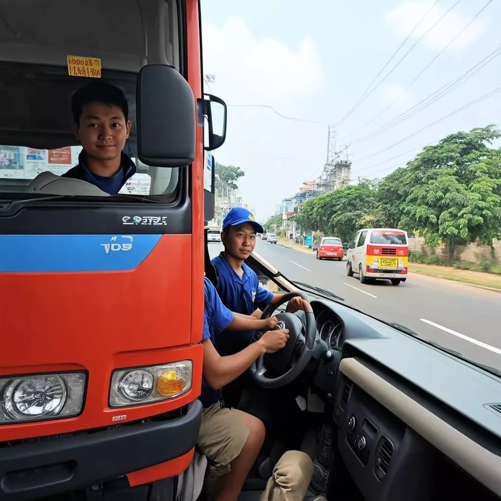 Học lái xe ô tô tải tại TPHCM