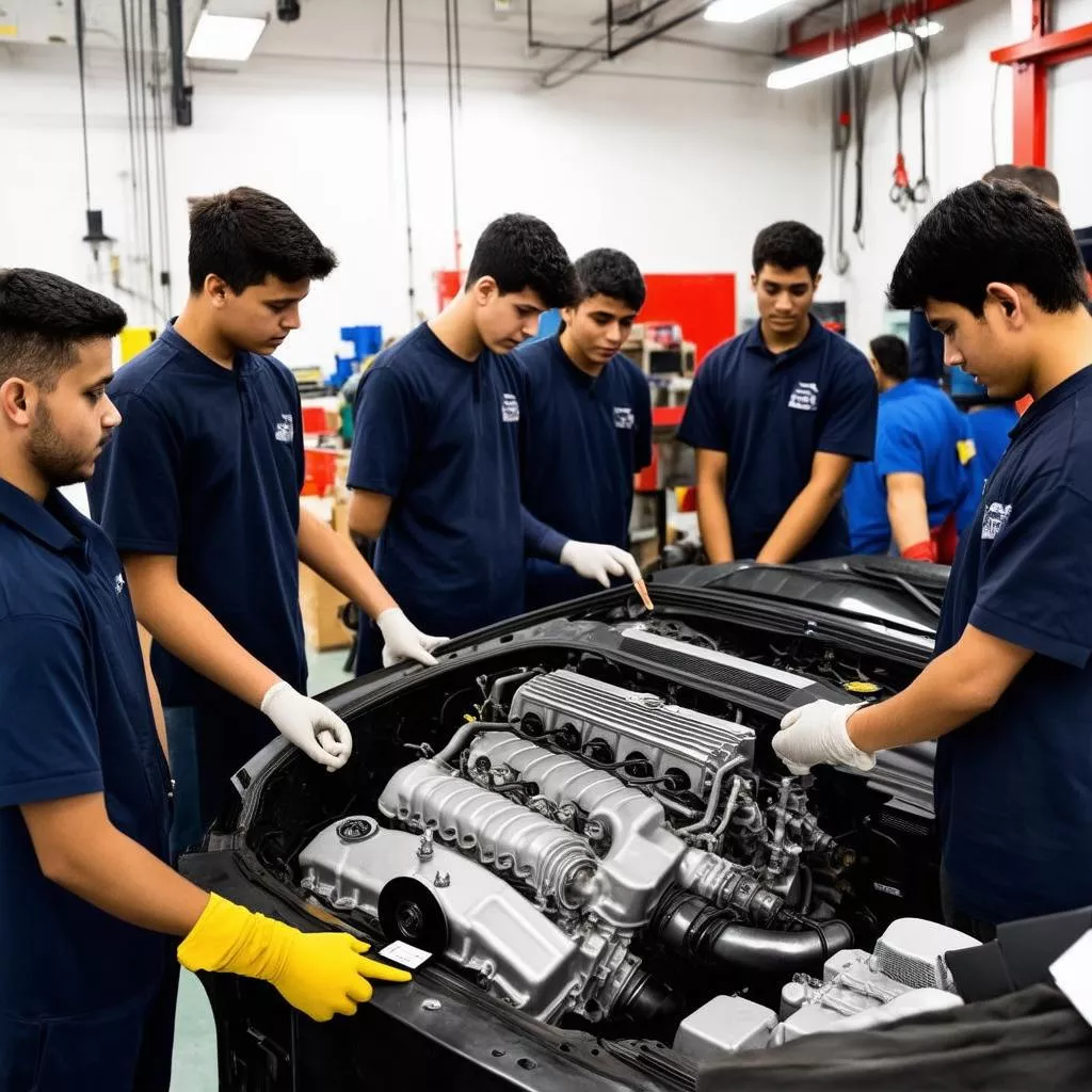 Học ngành sửa chữa ô tô