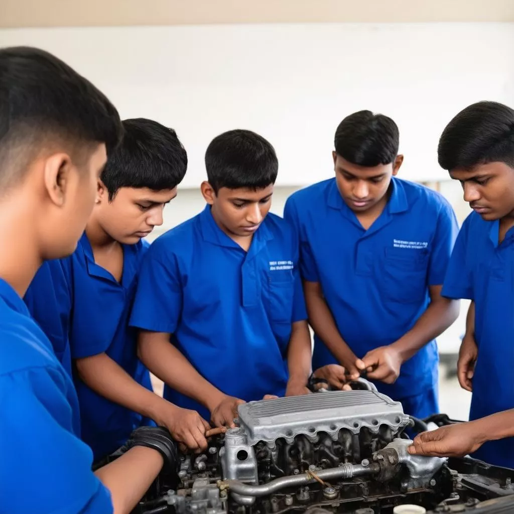 Formation en mécanique automobile à Đà Nẵng