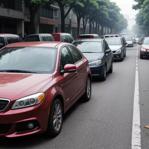 Étudiants s'entraînant à la conduite de camion à Hanoï