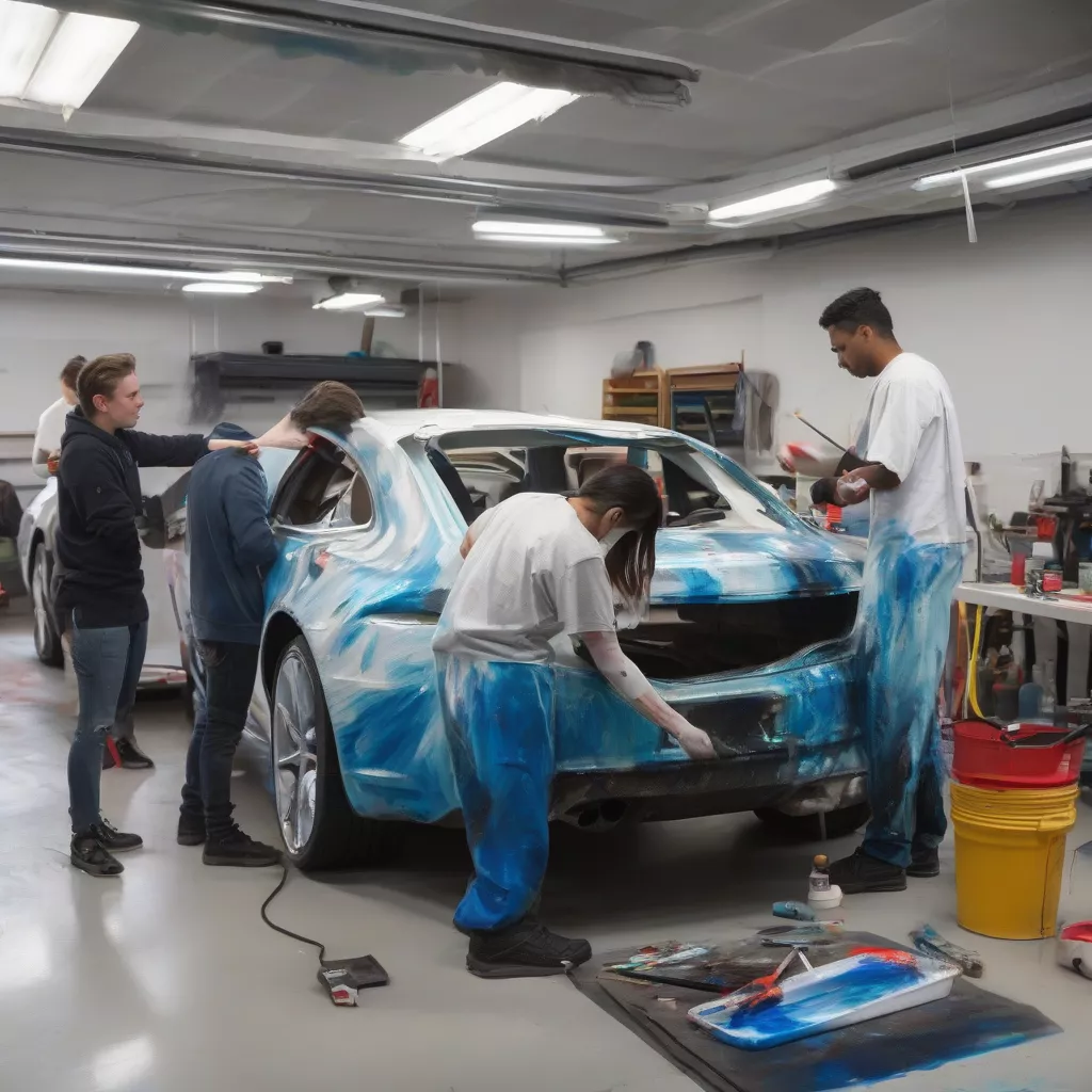 Khóa học sơn ô tô: Bước đệm vững chắc cho nghề nghiệp đầy tiềm năng