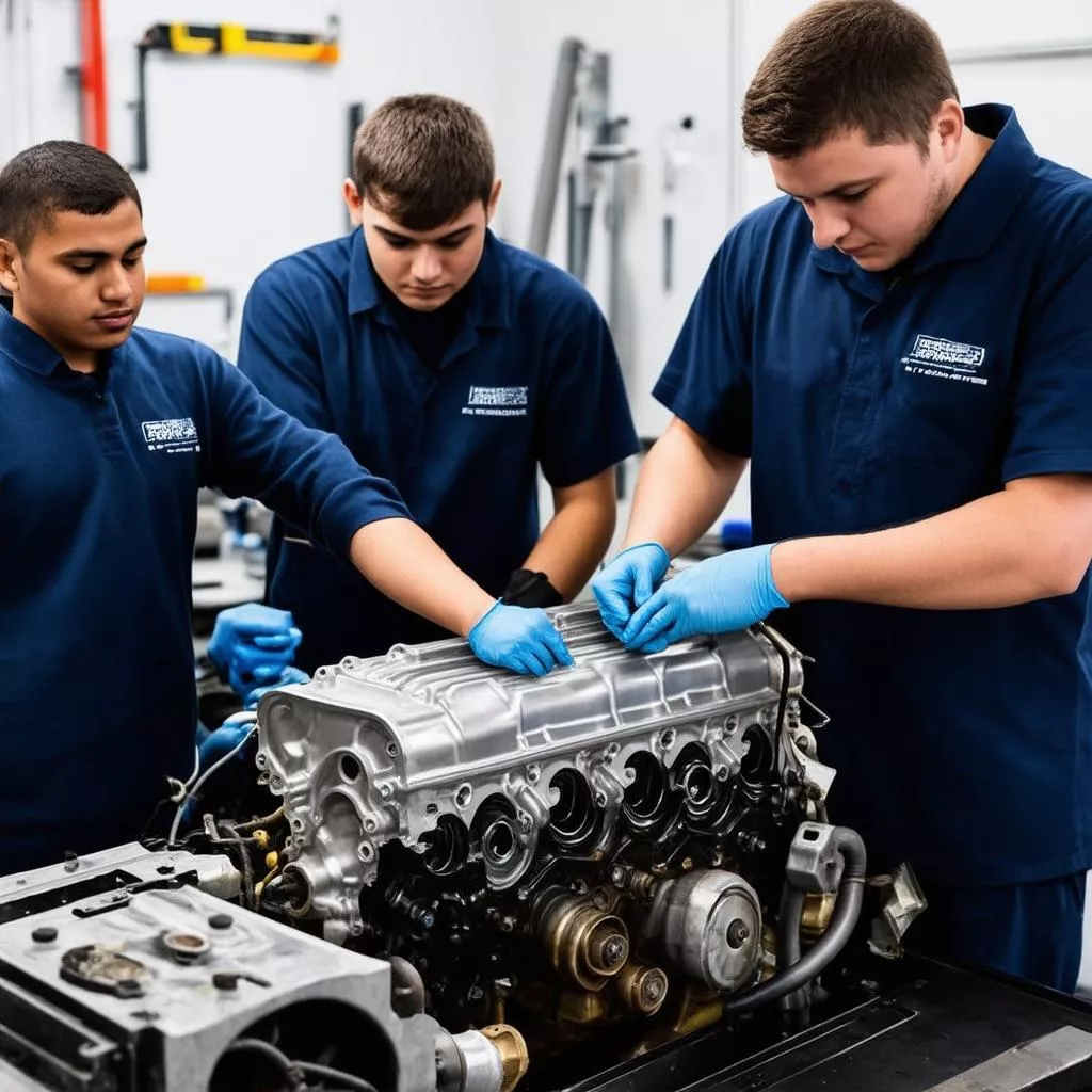 Học viên đào tạo ô tô