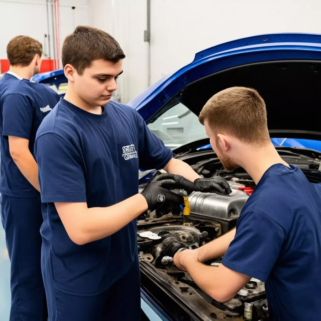 Con Đường Trở Thành Bậc Thầy Sửa Chữa Ô Tô: Trung Cấp Sửa Chữa Ô Tô