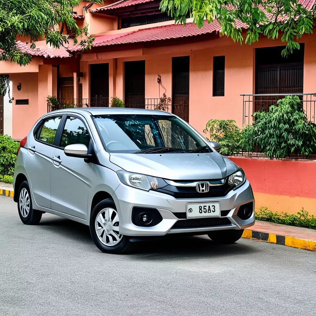 Ô tô Honda Brio di chuyển trong đô thị