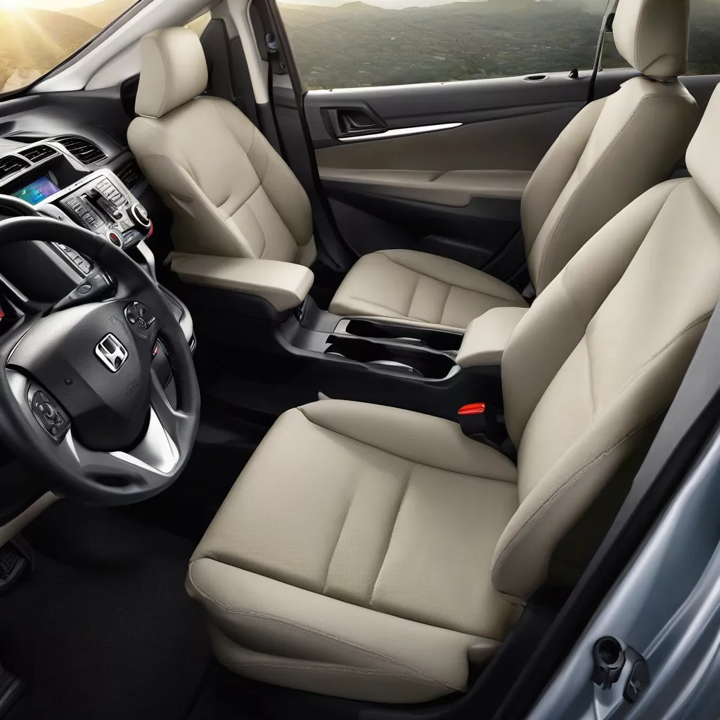 Interior do Honda CRV 2016
