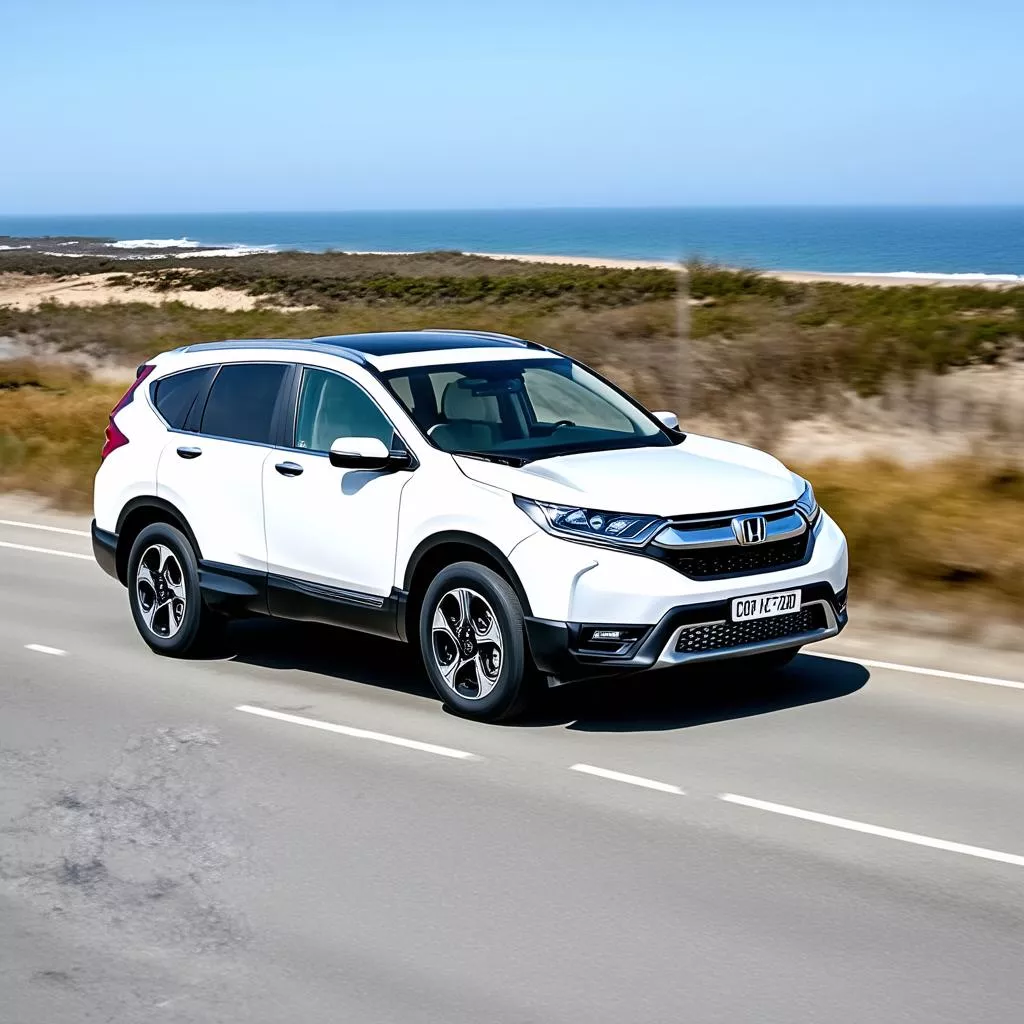 Honda CRV 2018 màu trắng