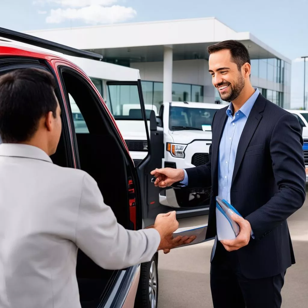 Staf Honda Ô Tô Tiến Thu yang Ramah dan Profesional