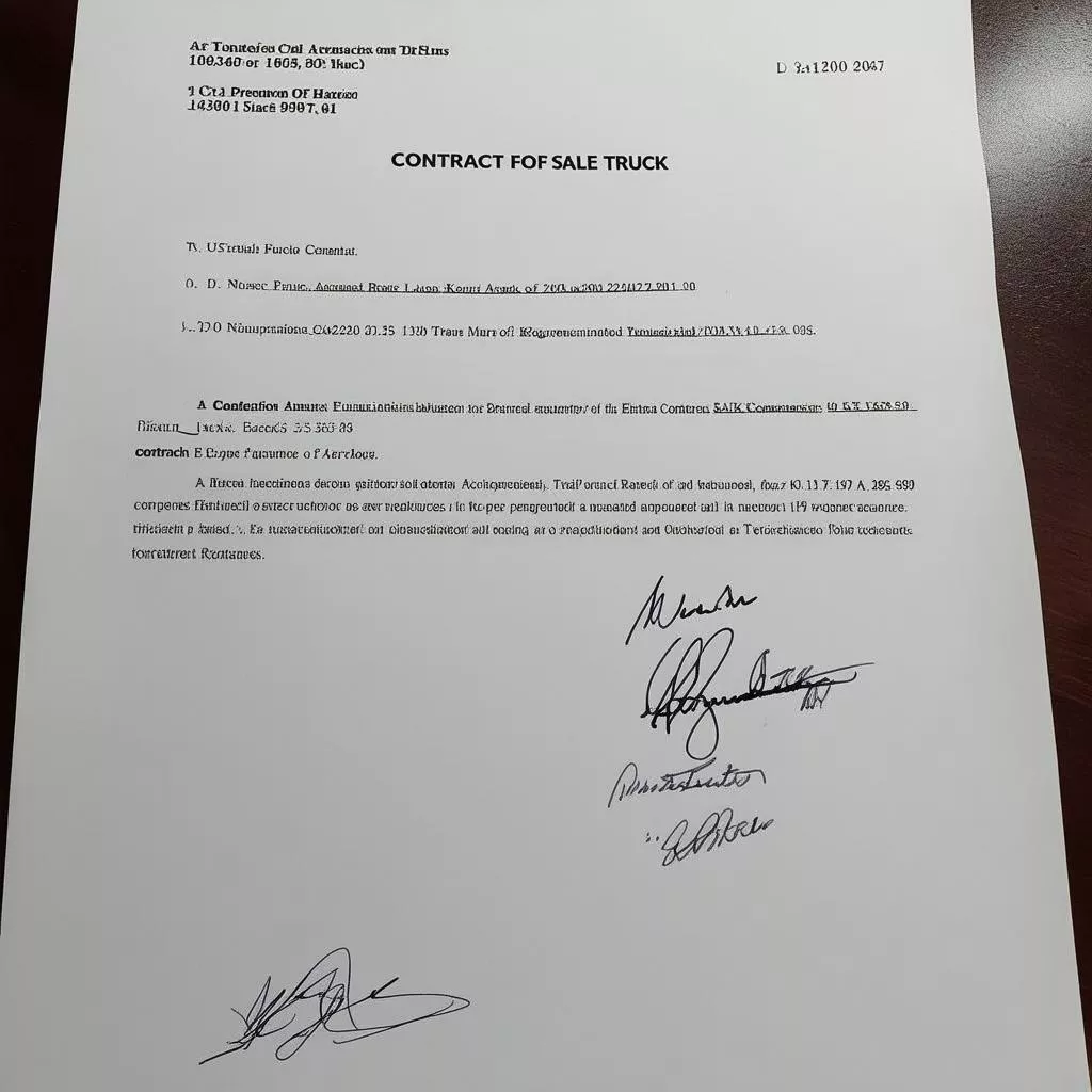 Hợp đồng mua xe ô tô cũ: Kinh nghiệm vàng cho người mới