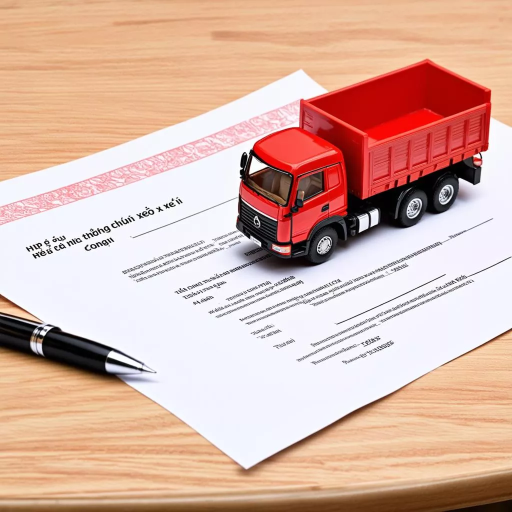Truck rental contract