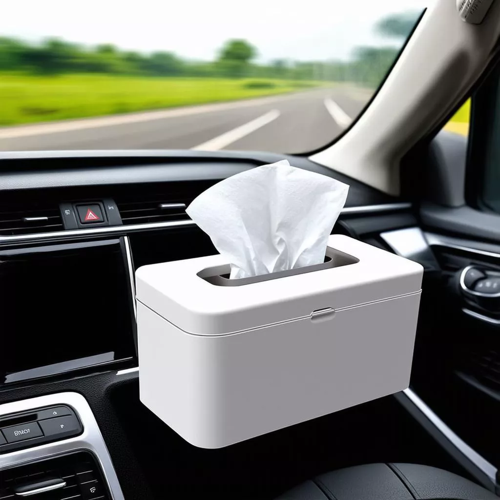 Hộp Đựng Khăn Giấy Trên Ô Tô: Vật Dụng Nhỏ, Lợi Ích Lớn