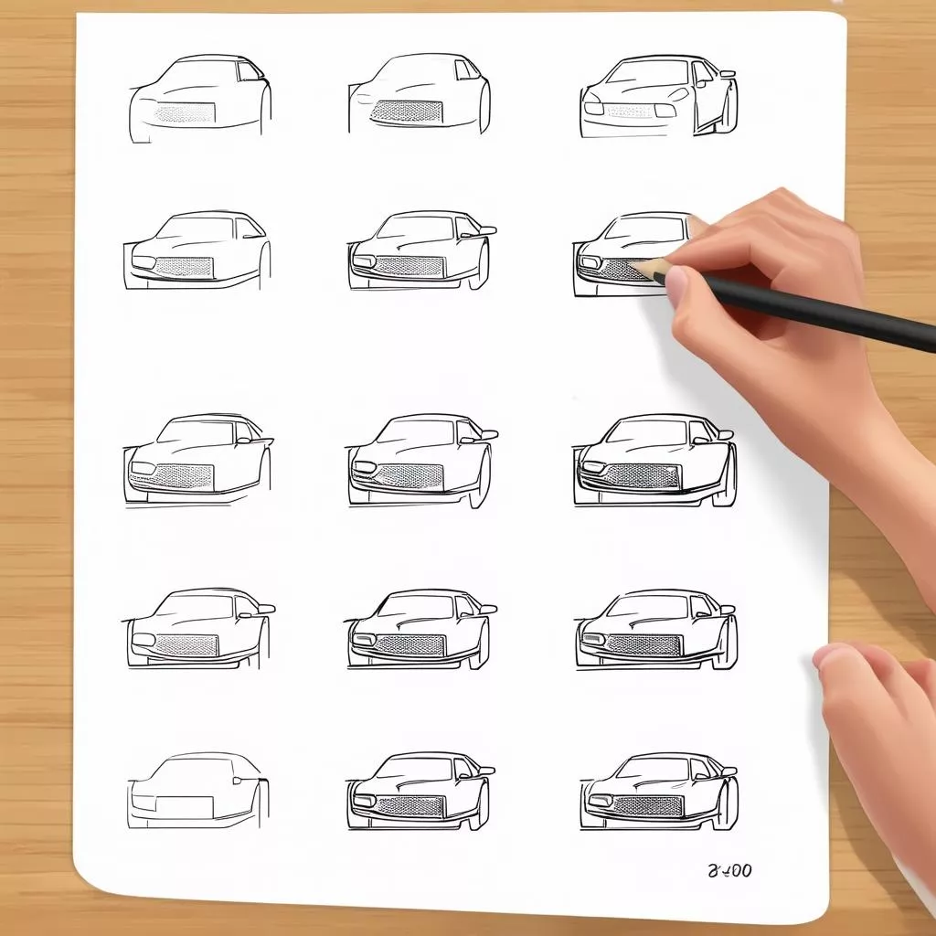 How to draw a car for kids