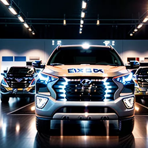 Hyundai EX8 exposé en concession