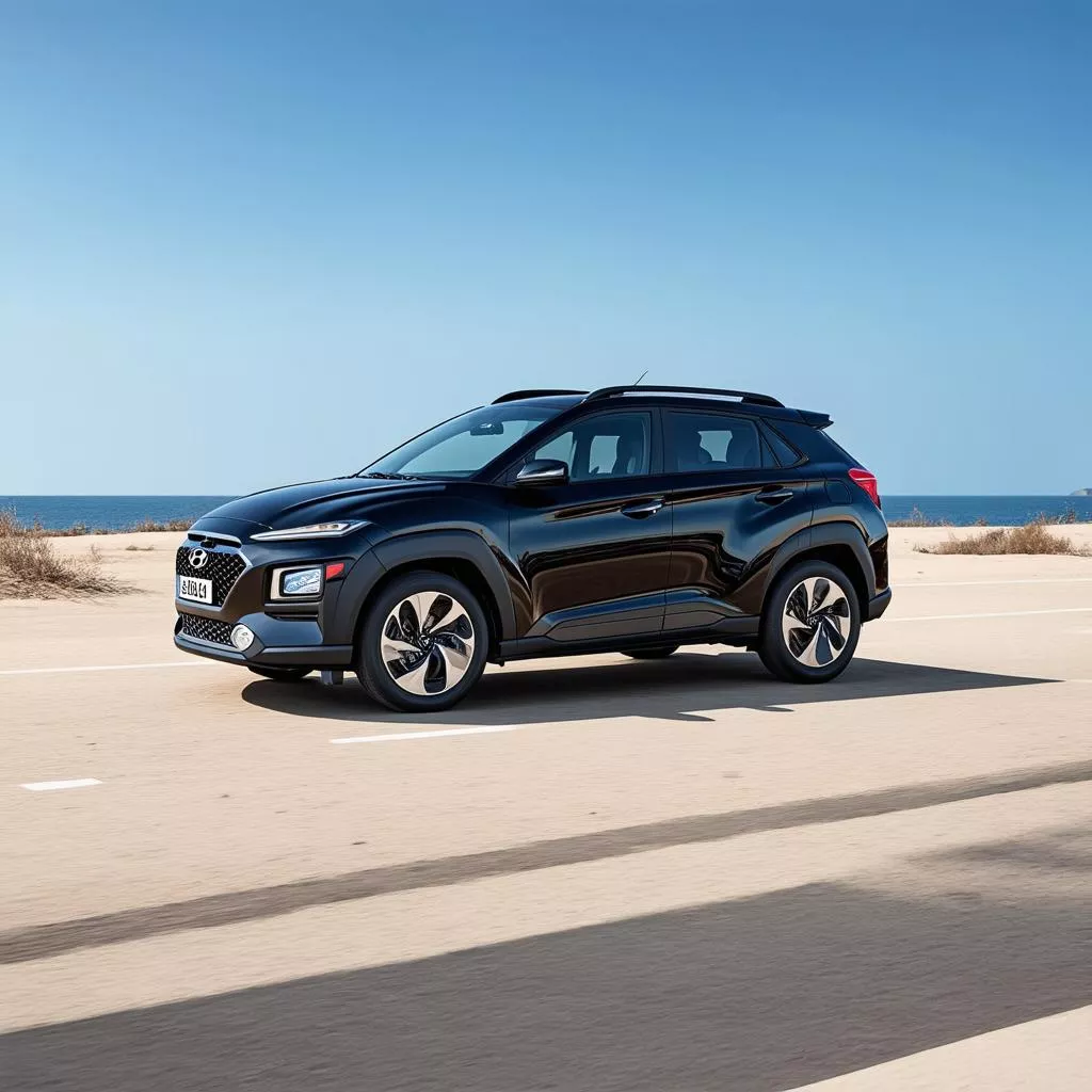 Hyundai Kona màu đen: Vẻ đẹp huyền bí đầy mê hoặc