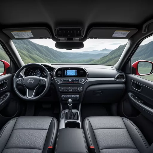 Interni del camion Hyundai Mighty EX8 GTL 7 tonnellate