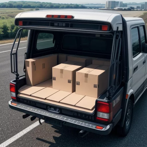 Xe tải Hyundai New Mighty 110SL thùng lửng chở đầy hàng hóa