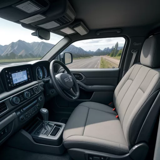 Hyundai New Mighty 110XL 7 Ton Truck Interior