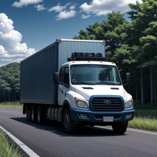 Camion Hyundai New Mighty 110XL bleu