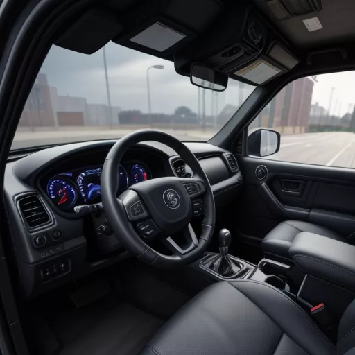 이수즈 FVM34WE4 윙바디 트럭 내부