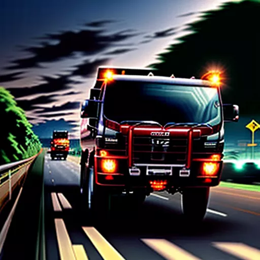 Isuzu VM 4x2 beim Gütertransport