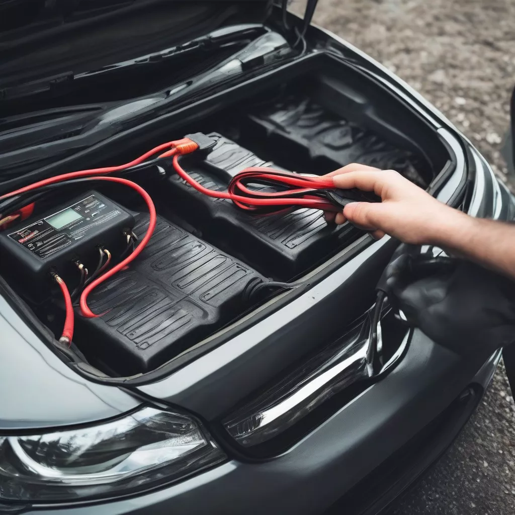 Kết nối sạc ắc quy ô tô