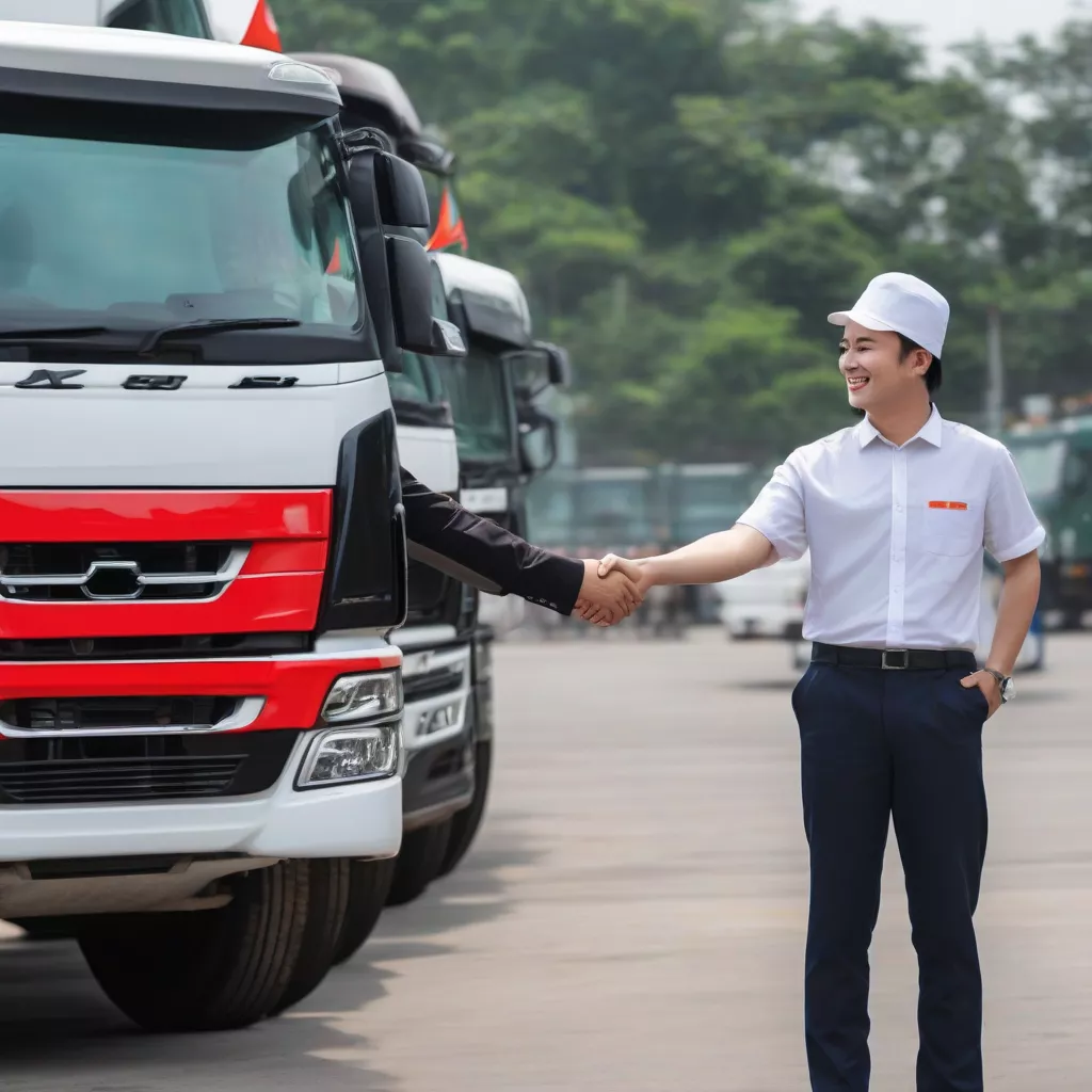 Khách hàng mua xe tải Hà Nội