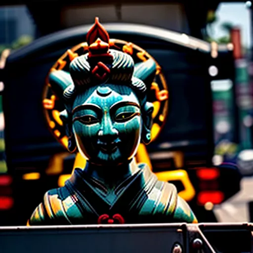 카우 부 트억 비휴 조각상