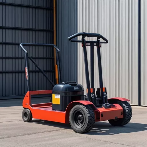 Kho xăng dầu với xe nâng tay