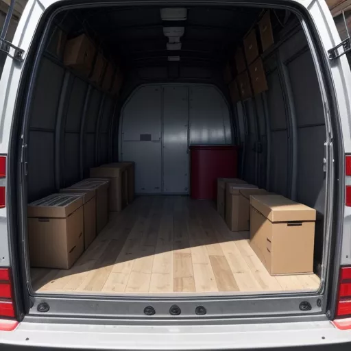 Khoang thùng xe tải van Dongben 5 chỗ