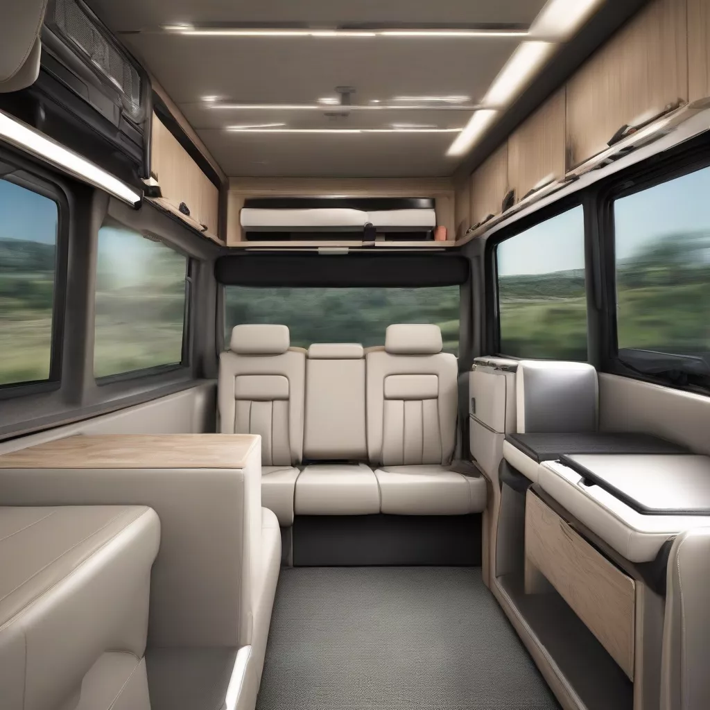 Không Gian Nội Thất Ô Tô Tải Rộng Rãi Và Tiện Nghi