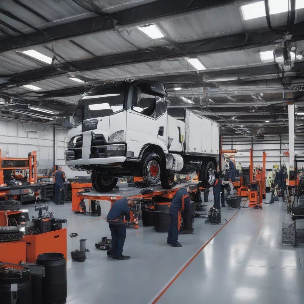 Truck Maintenance Area