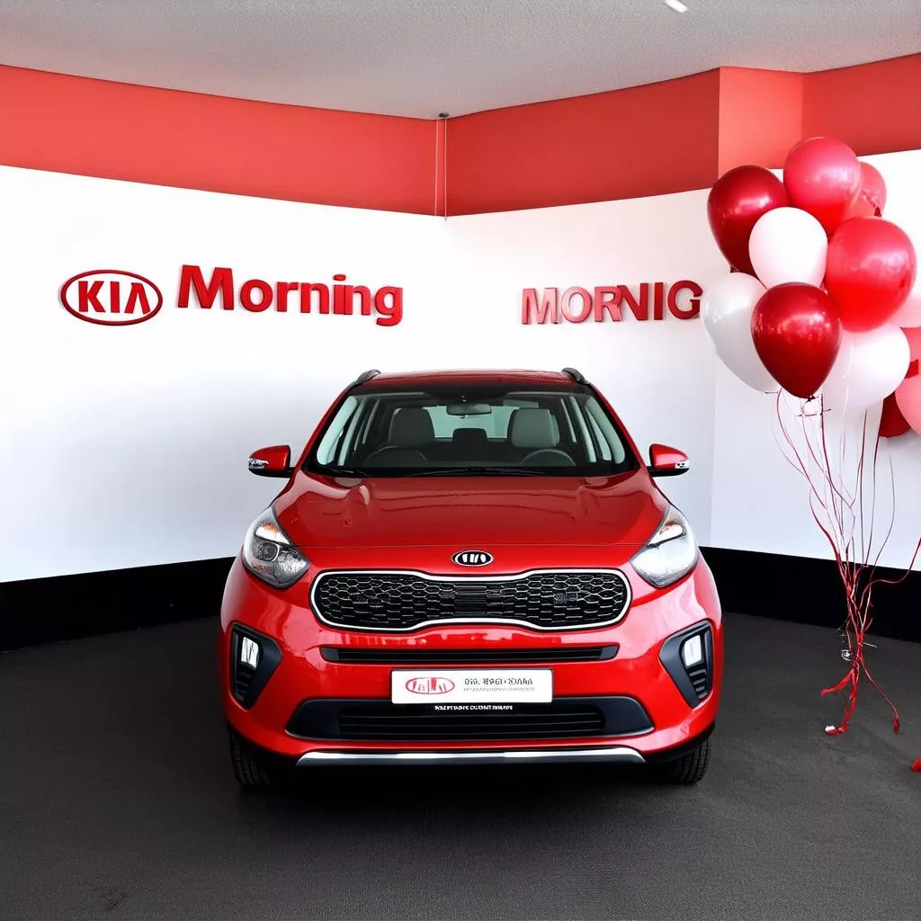 Kia Morning chez un concessionnaire