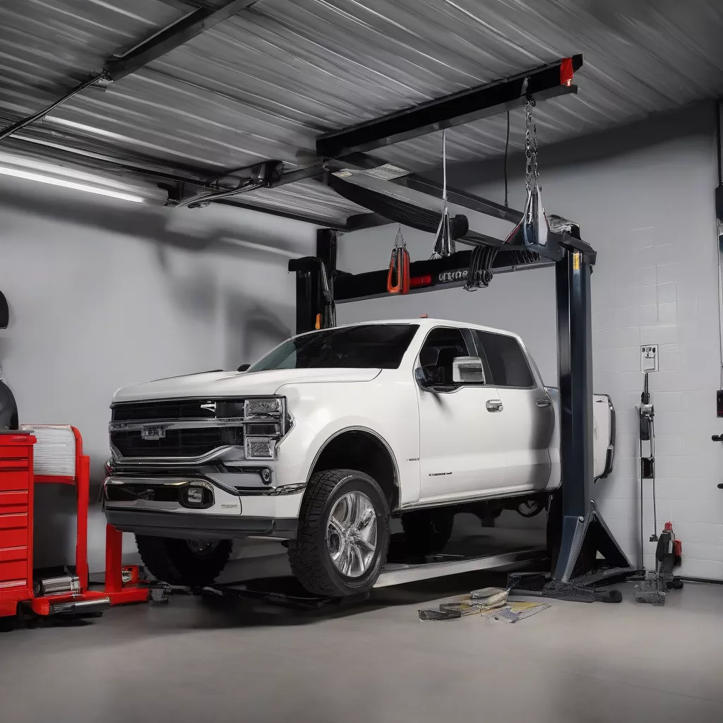 Kích Ô Tô Thủy Lực: Vật Bất Ly Thân Của Mọi Gara Xe Tải