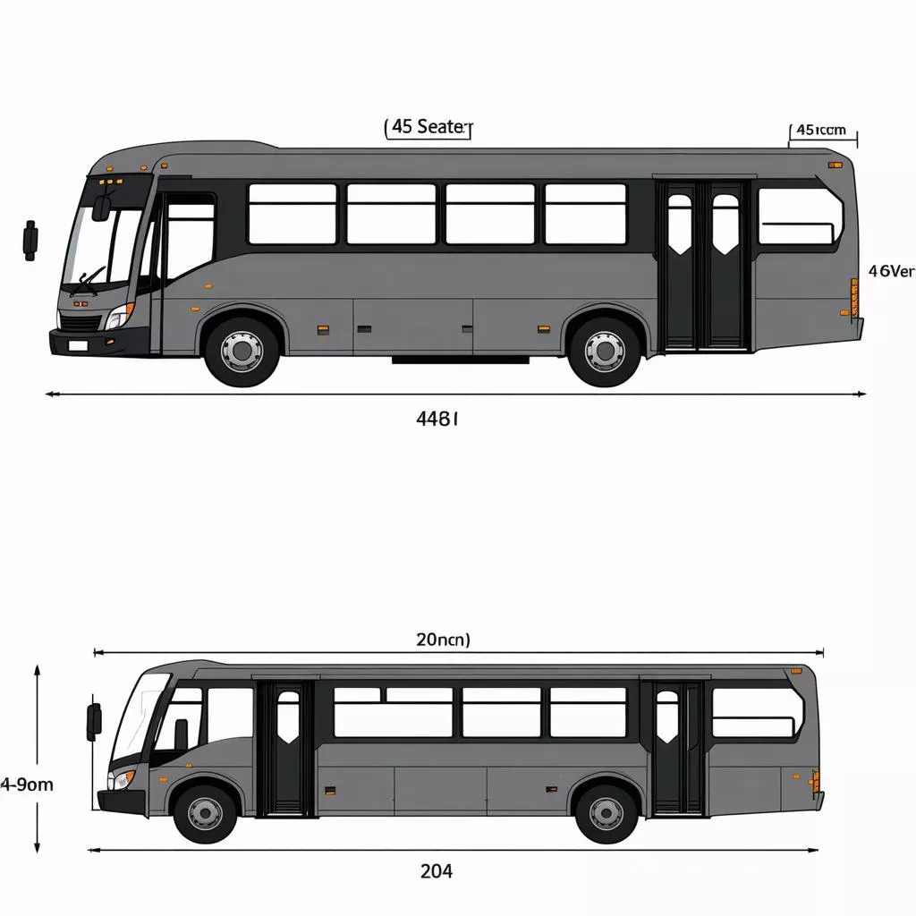 Kích thước xe ô tô 45 chỗ: Thông tin chi tiết bạn cần biết