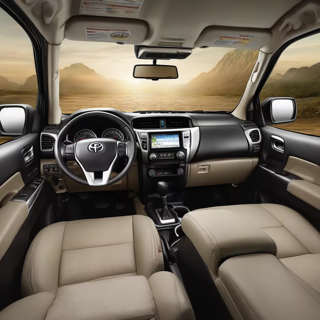 Nội thất xe Fortuner